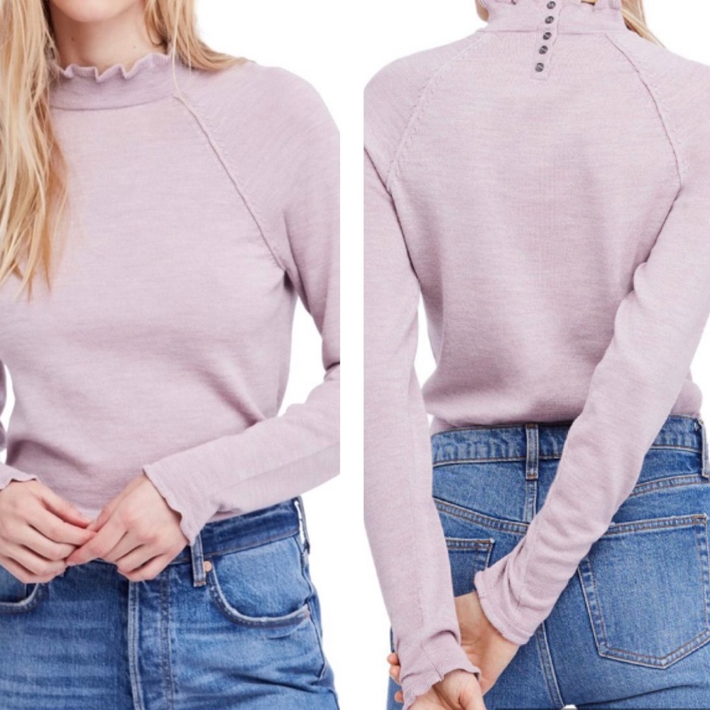 Free People Needle & Thread Merino Wool Sweater